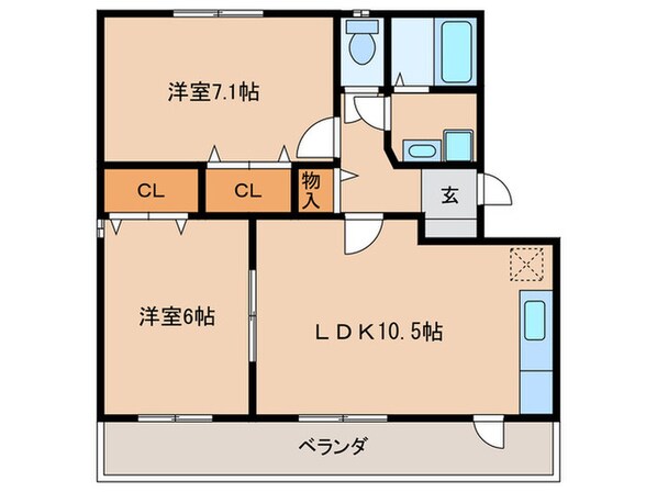 ペンションタカラの物件間取画像